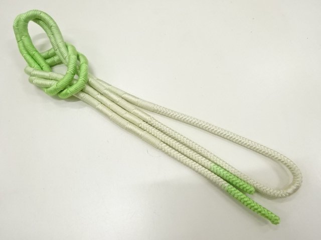 JAPANESE KIMONO / HAND-TIED OBIJIME CORD